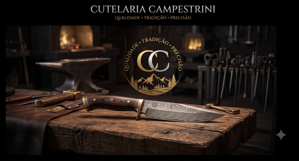 Faca artesanal Cutelaria Campestrini